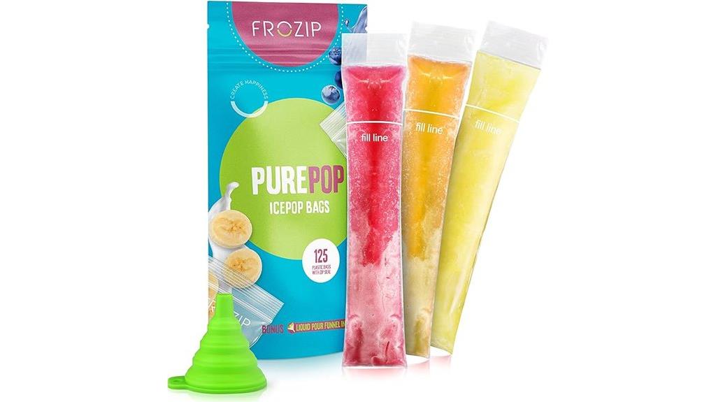 disposable ice pop mold