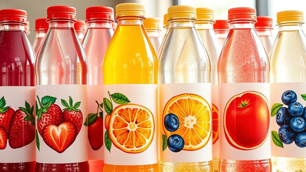 durable waterproof juice labels