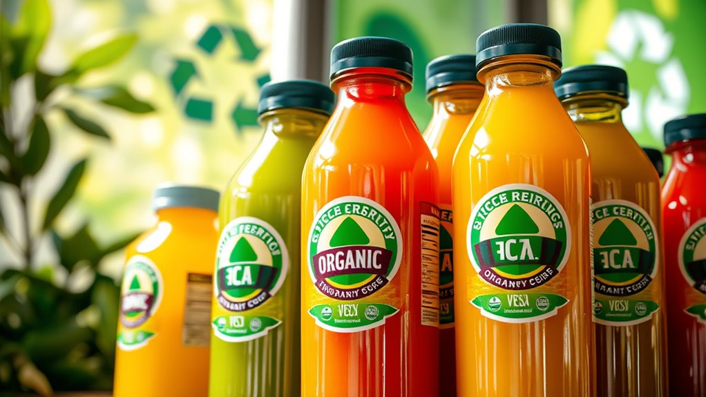eco labels confirm sustainability commitment