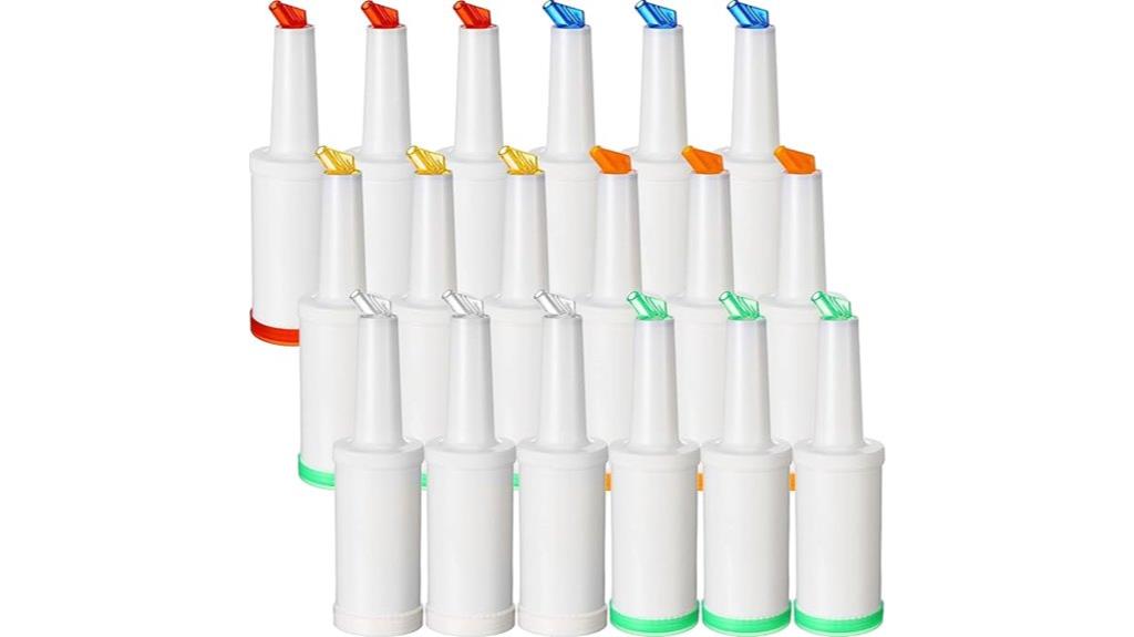 eighteen 34oz juice bottles