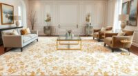 elegant 6x9 ivory silk rugs