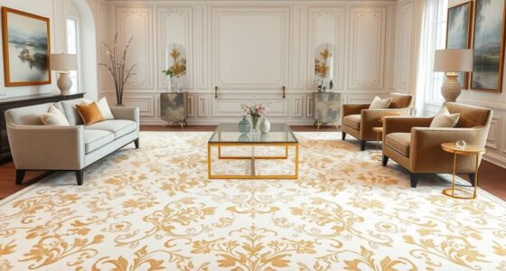 elegant 6x9 ivory silk rugs