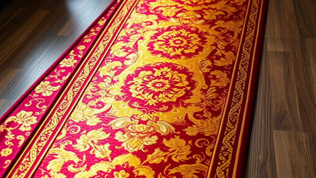 elegant durable silk runners