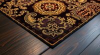 elegant metallic silk carpets
