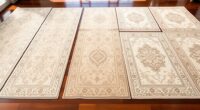 elegant neutral silk carpets
