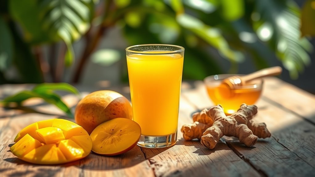 enjoy mango turmeric throughout the day