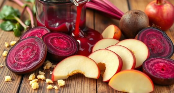 fall beet apple liver flush