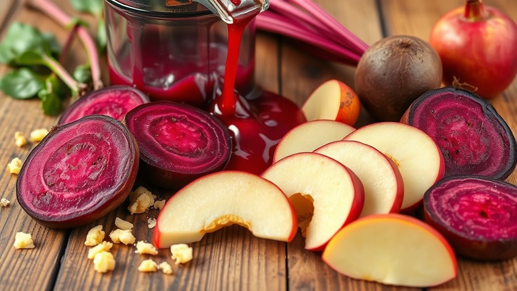 fall beet apple liver flush