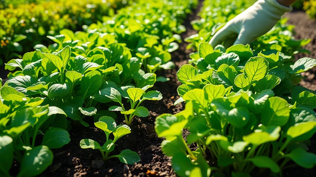 fast growing warm season greens