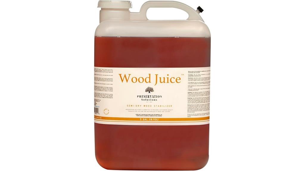 five gallon wooden juice container