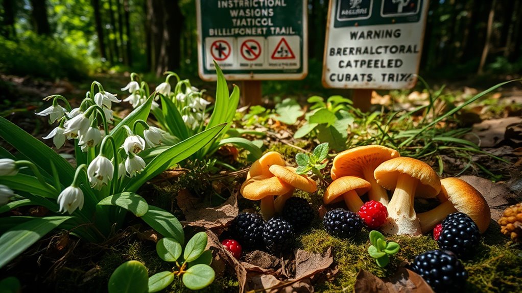 follow local foraging laws