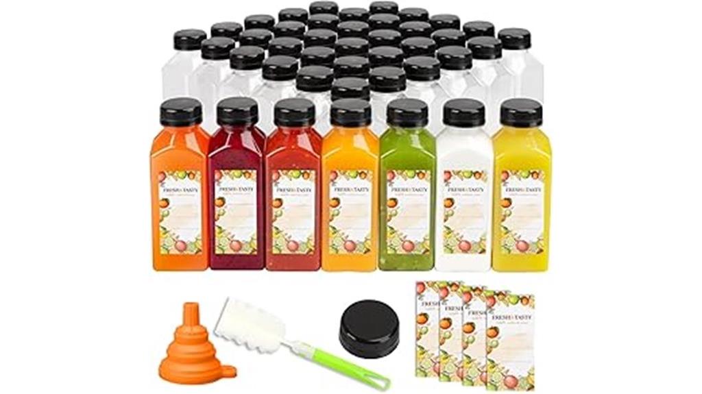forty five juice bottle set