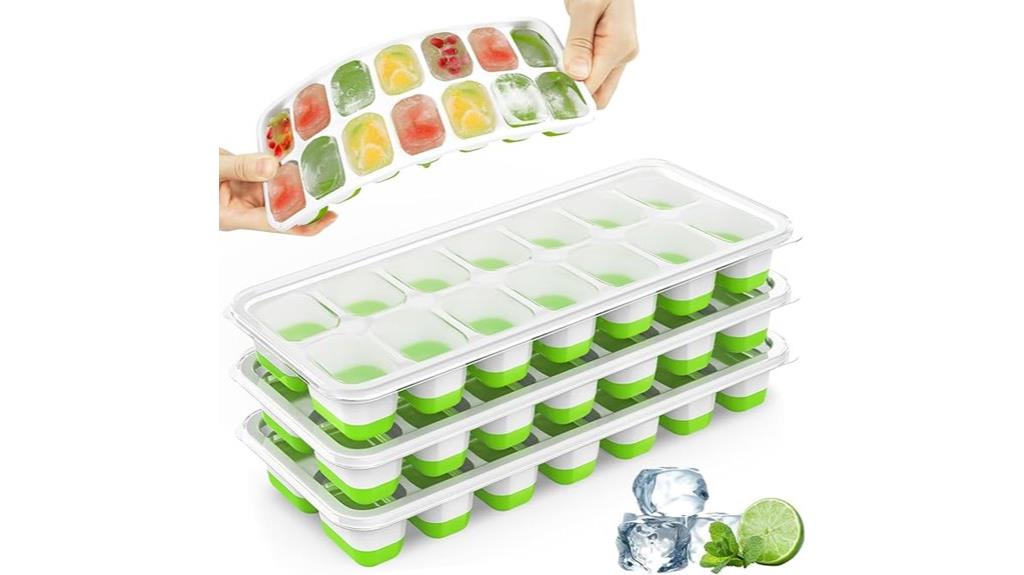 four pack silicone ice trays
