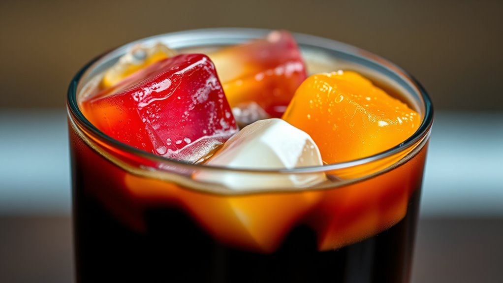 freeze flavored beverage cubes