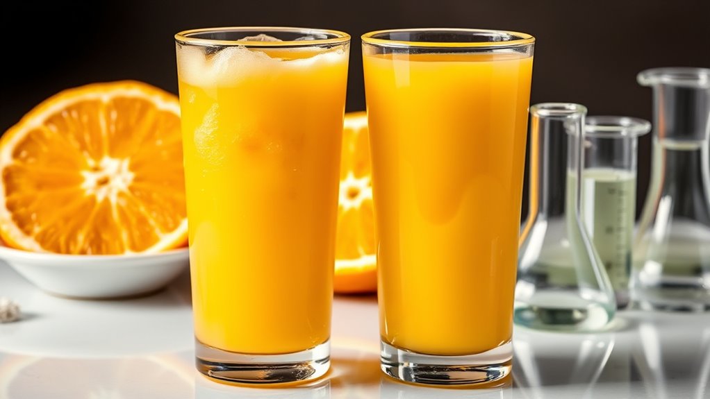 fresh juice retains nutrients