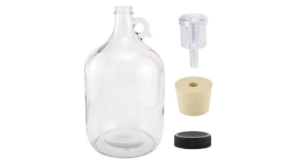 glass fermenting jug