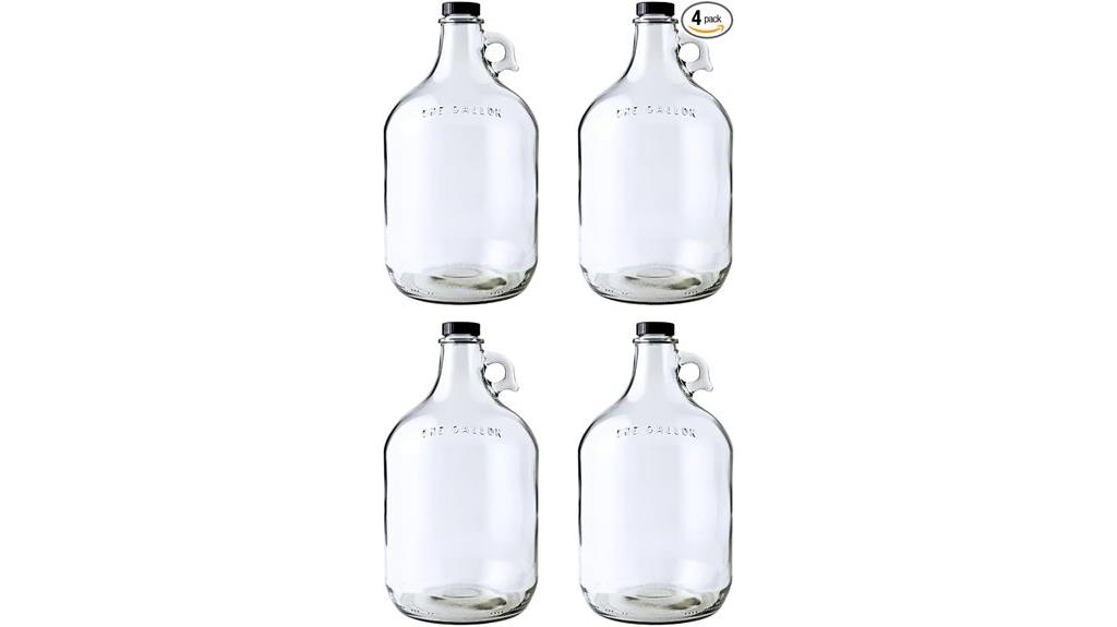 glass jugs with caps