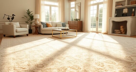 hypoallergenic silk wool carpets