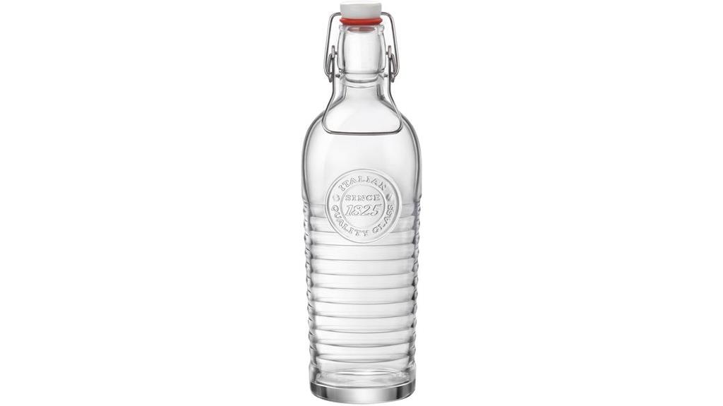 italian glass water pitcher