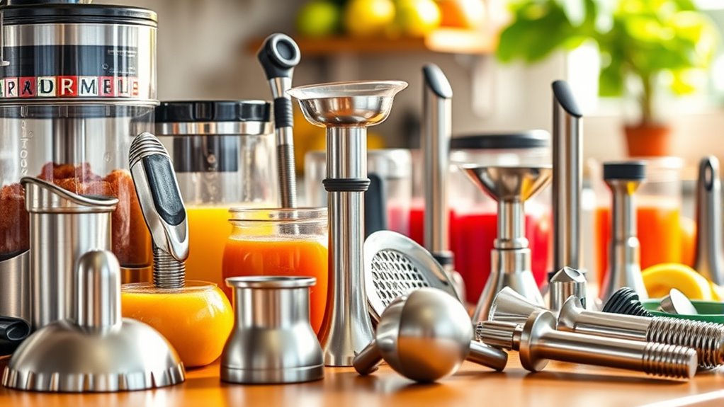 juicer accessories compatibility and durability
