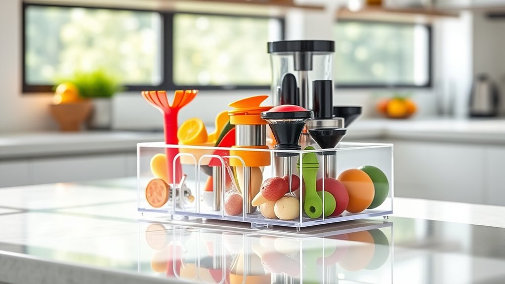 juicer accessory storage solutions