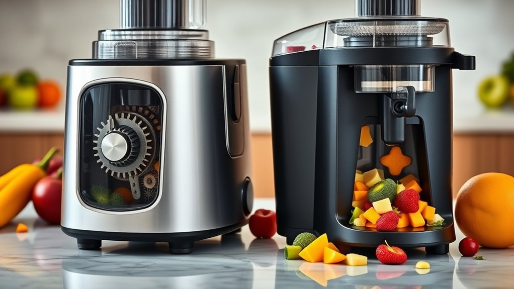 juicer comparison twin gear vs masticating