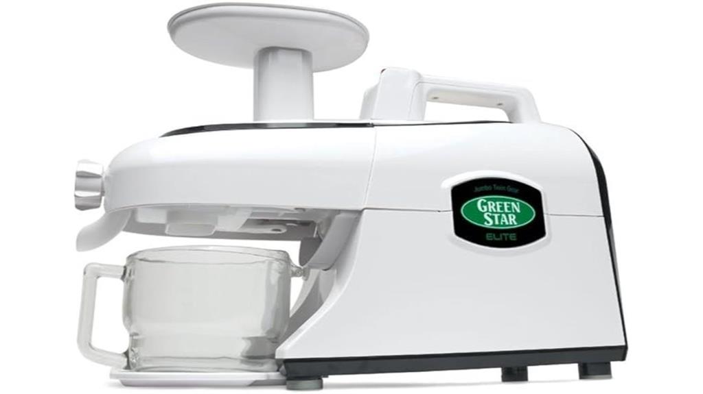 juicer with twin gears