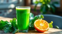 kale orange bone strengthening