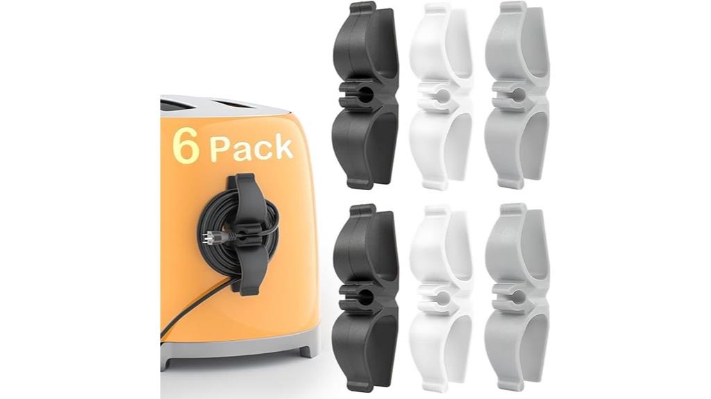 kitchen appliance cord holders