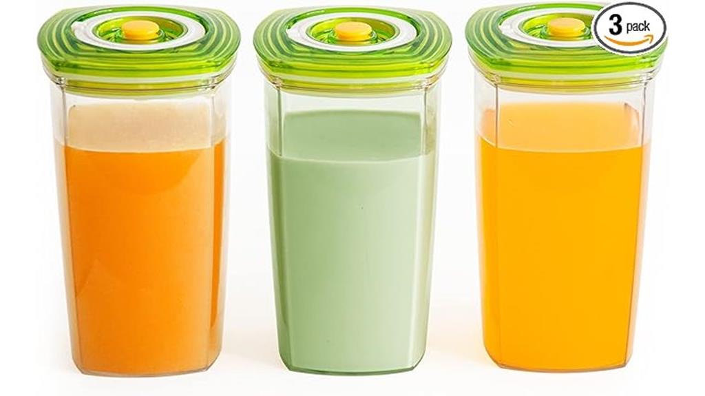 leak proof juice storage cups