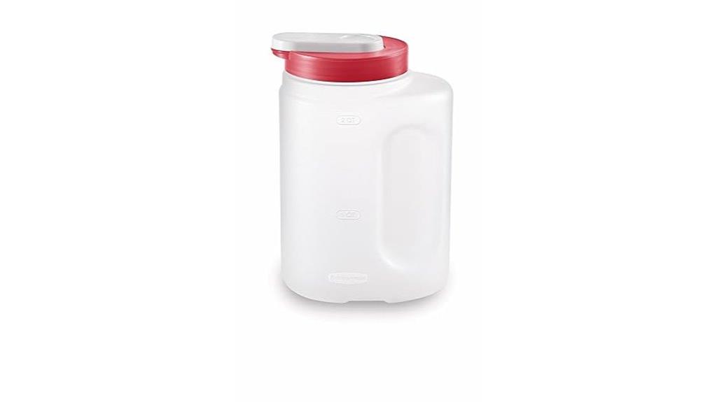 leak resistant mixer pitcher