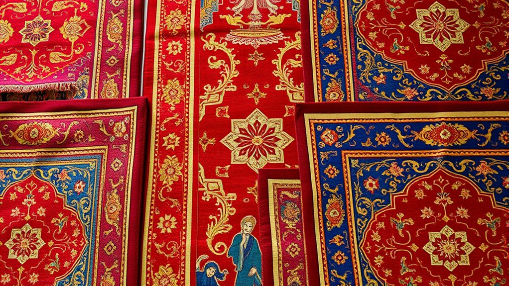 luxurious authentic silk prayer rugs