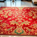 luxurious high gloss silk carpets