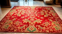 luxurious high gloss silk carpets