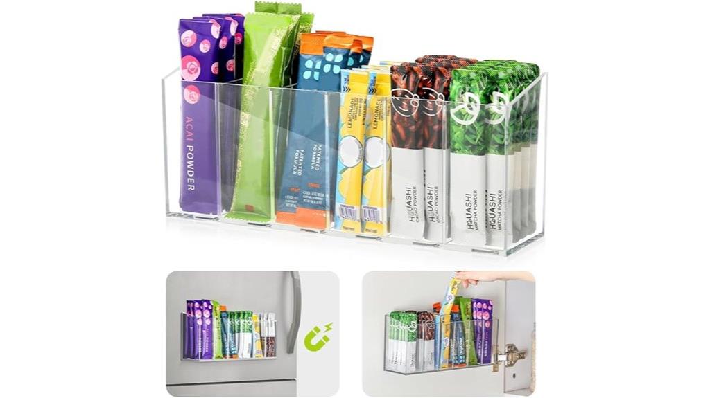 magnetic adhesive drink organizer