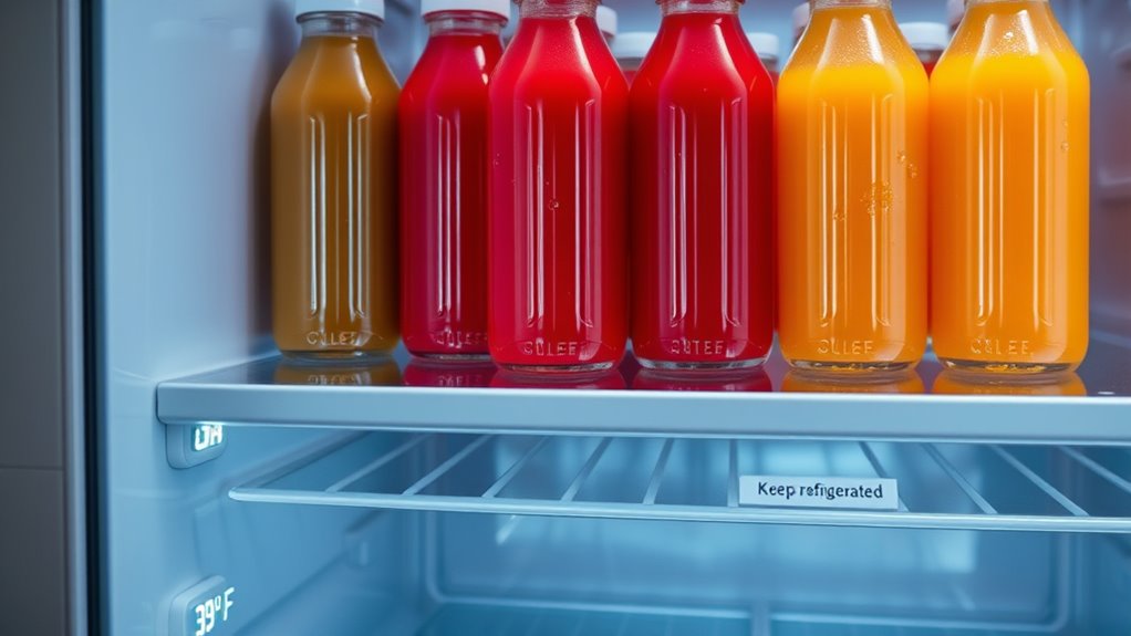 maintain proper refrigerator temperature