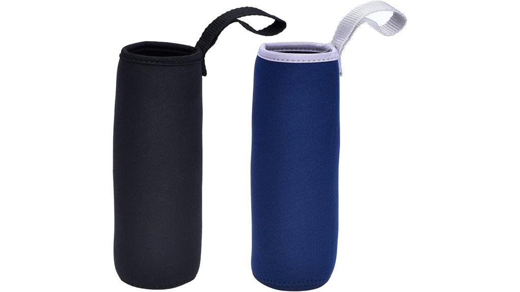 neoprene bottle sleeve black