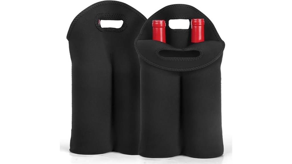 neoprene wine tote bags