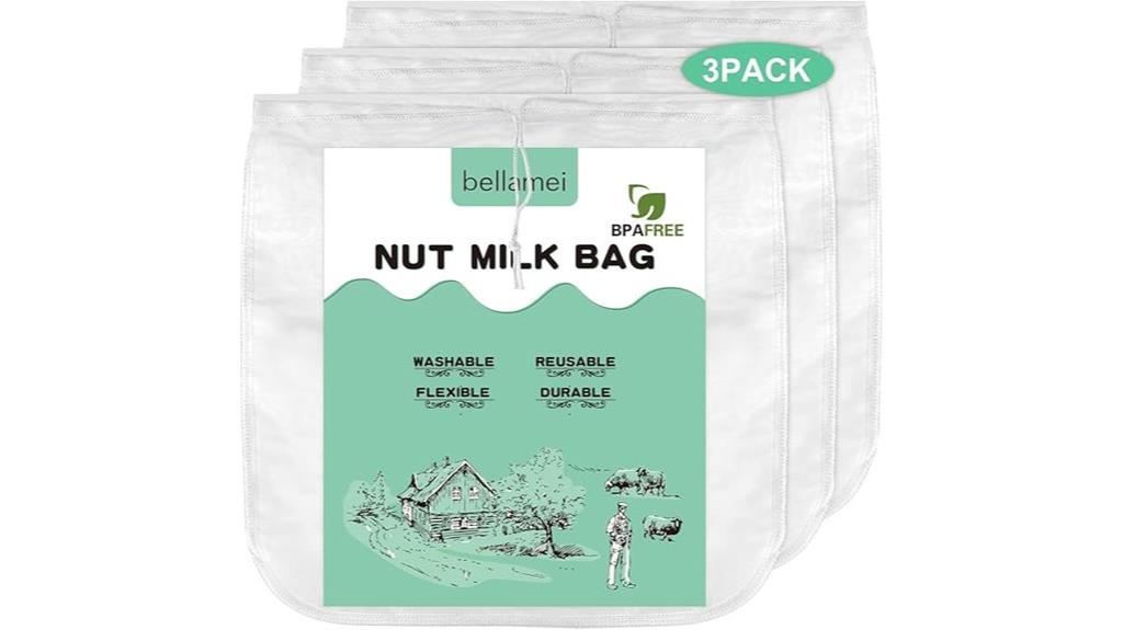 nut milk bag set