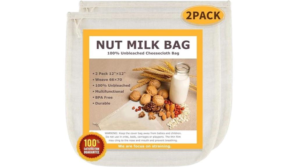 nut milk cheesecloth pack