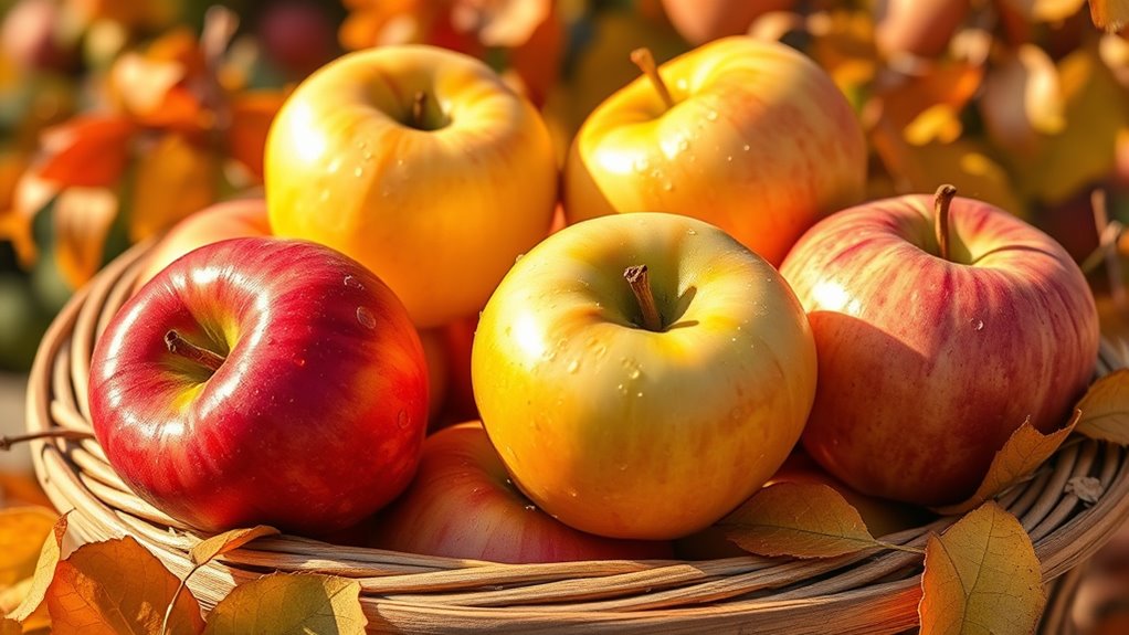 organic seasonal apple selections