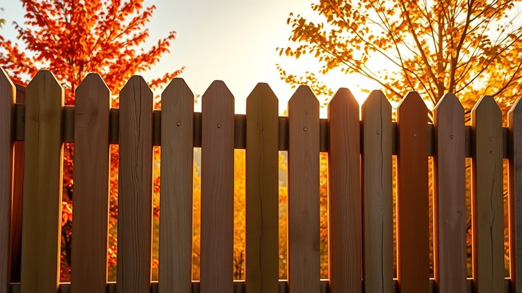 paint fencing during dry weather