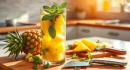 pineapple mint post vacation detox