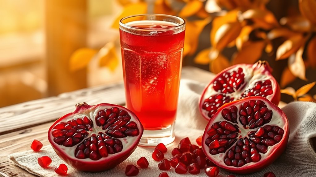 pomegranate polyphenol content