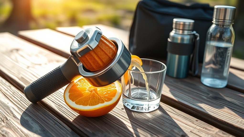 portable camping juicer considerations