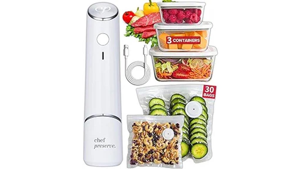 portable vacuum sealing kit