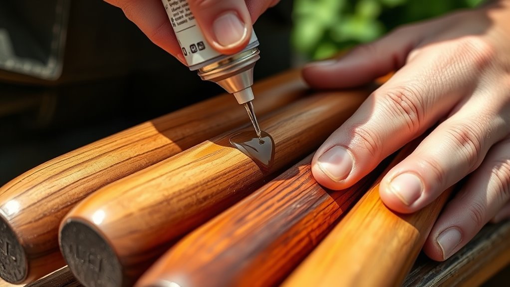 prepare wood handles properly