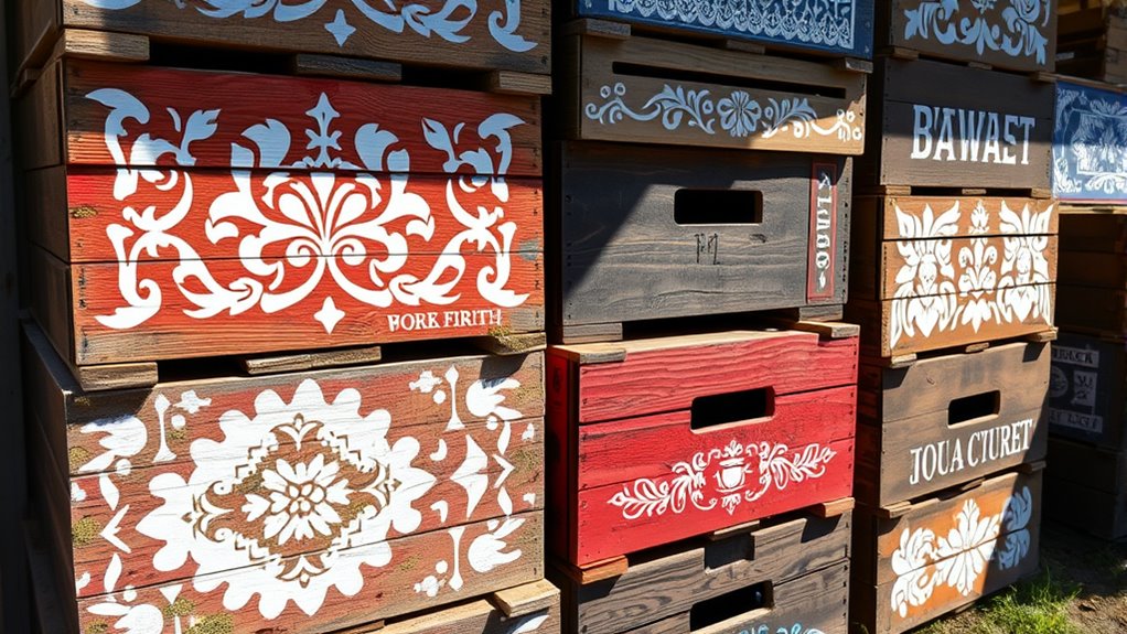 preserve outdoor stencil artwork