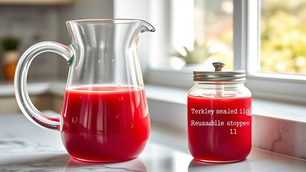 proper juice storage techniques