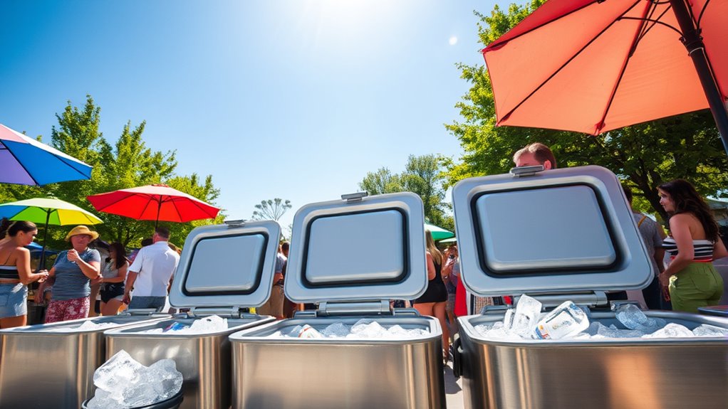 rapid cooling outdoor events